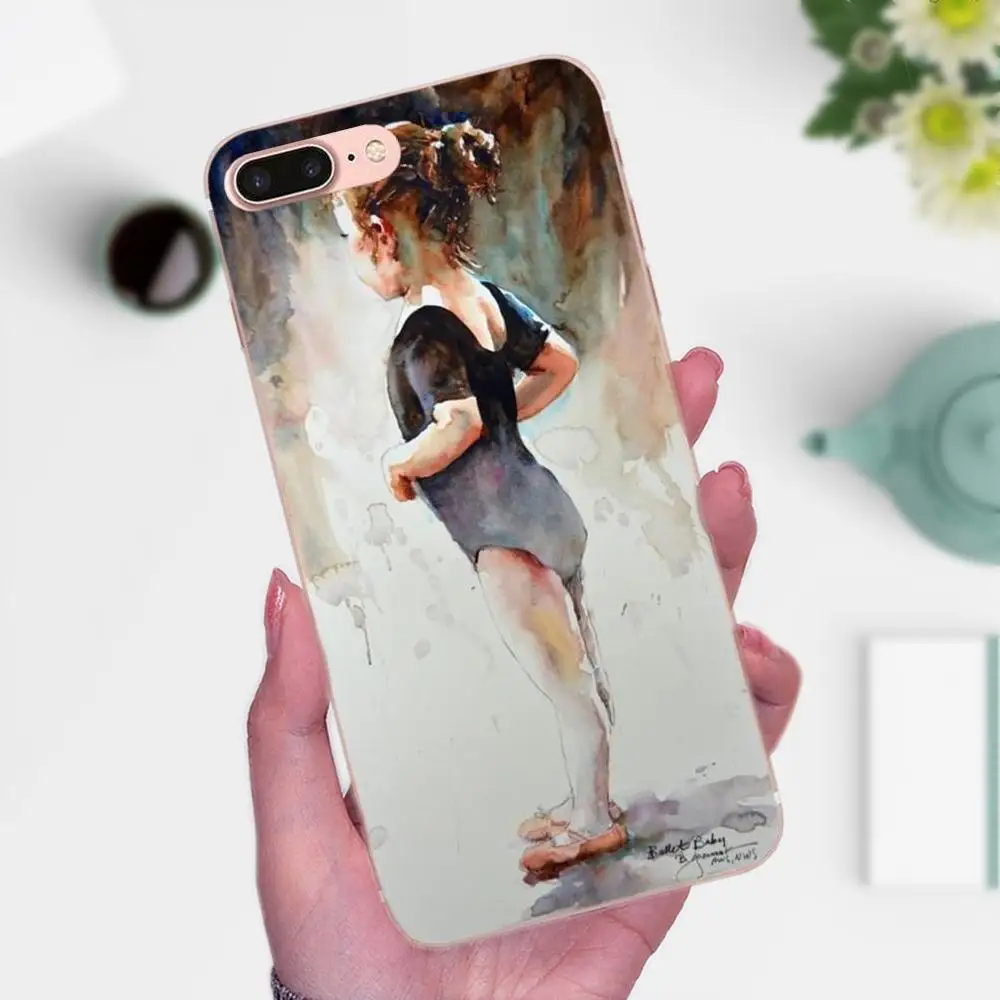Для Huawei P7 Honor 4C 5A 5C 5X 6 6C 6A 6X 7 7X 8 9 V8 V10 Y3II Y5II Y6II G8 Play Lite Мягкий Сотовый телефон балетная