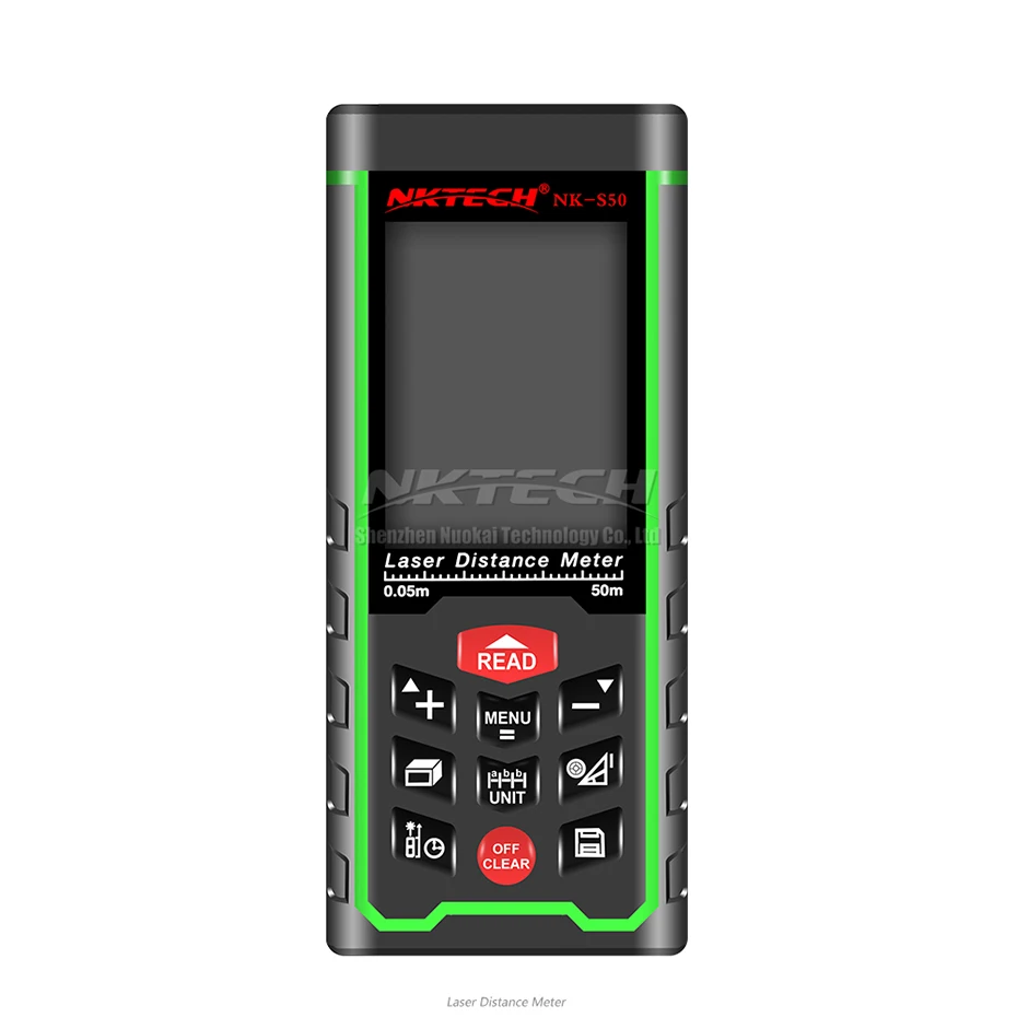 NKTECH 50/70/100m Laser Distance Meter USB Rechargeable Rangefinder Range Finder Area Volume Angle TFT Display Delay Skating-out NKTECH 50/70/100m Laser Distance Meter USB Rechargeable Rangefinder Range Finder Area Volume Angle TFT Display Delay Skating-out