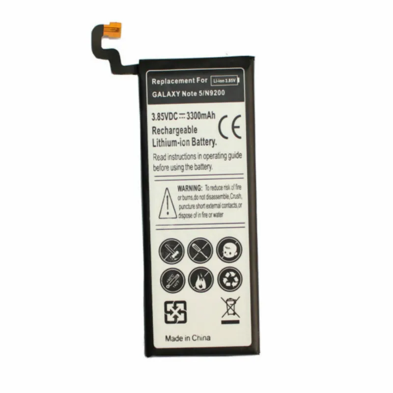 Аккумулятор большой емкости для смартфонов Galaxy Note 5 Samsung N9208 N9200 N920t N920c | Мобильные