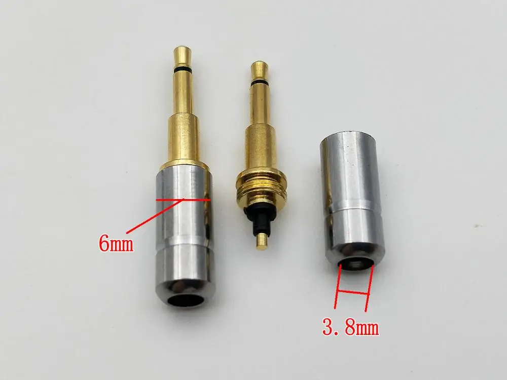 20pcs 2 5mm mono Stereo plug for Audio Headphones adapter connector