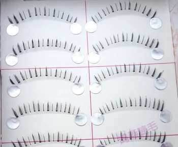 

by dhl 200set 10Pair/set Beauty Makeup Mini Half Corner Black False Eyelashes Natural Makeup Tools Fake Eye Lashes