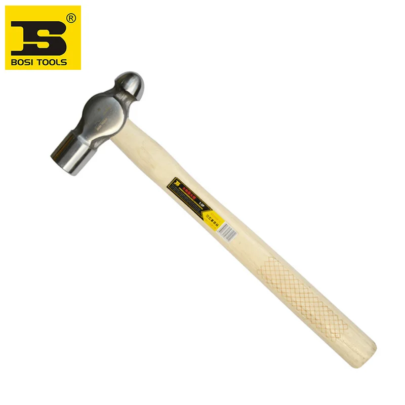 

free shipping BOSI 1.5P ball-peen hammer wood handle