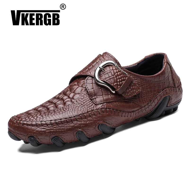 

Men Casual Shoes British Octopus sole Handmade Retro Leisure Loafers Shoes Style Moccasins Genuine Leather Brand Men Casual Male