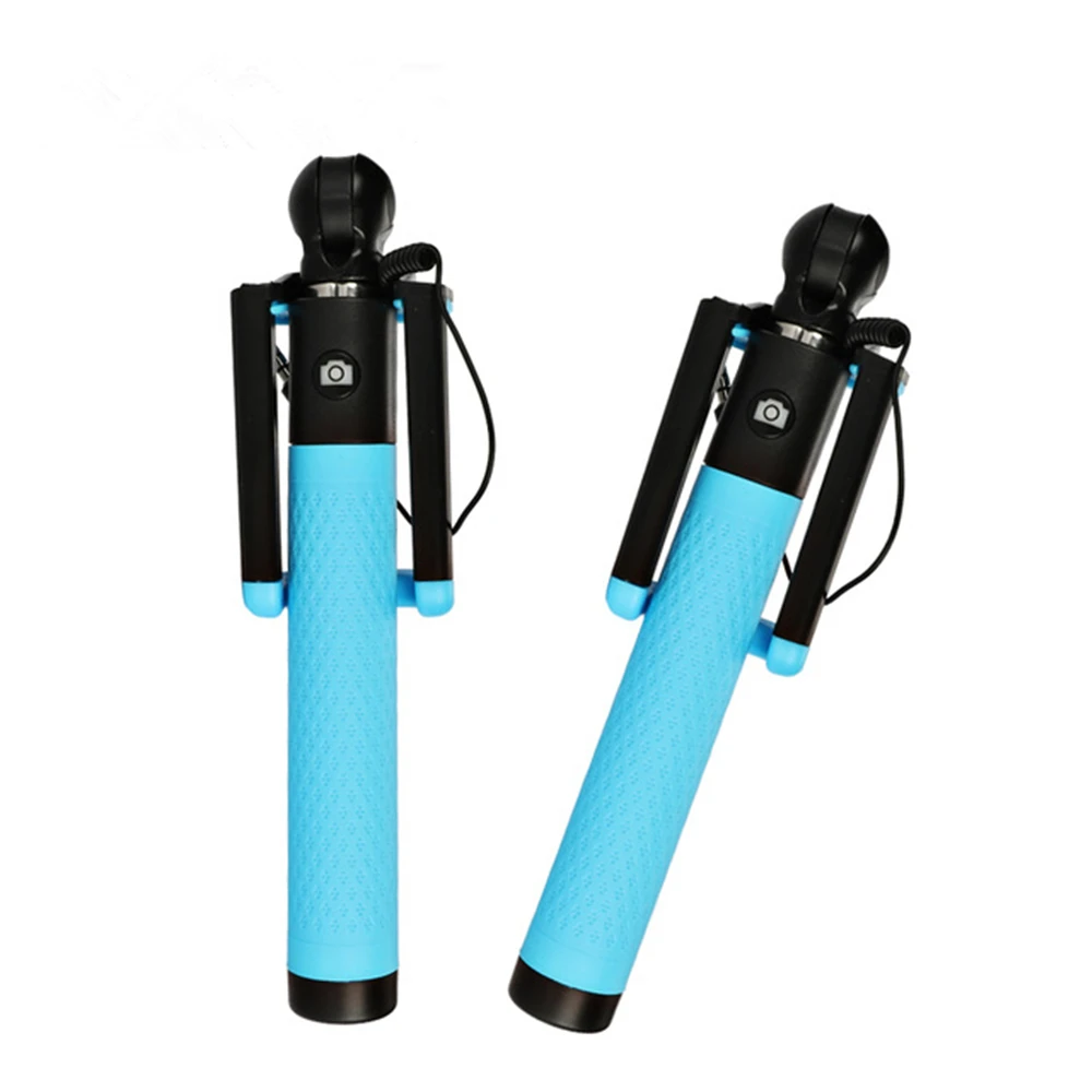 

New arrival 185mm-820mm high quality wired selfie stick extendable monopod for iphone and android