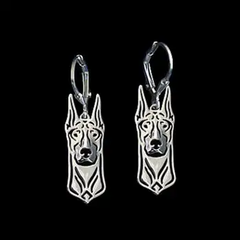 

Women's Alloy Pet Dog Earrings Lovers Jewelry Doberman Earrings