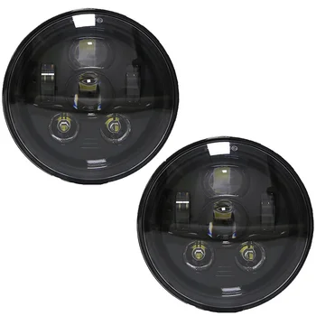

7'' inch Motorcycle led headlight H4 Plug Hi/Lo beam Round led headlamp headlights for Jeep Wrangler JK Hummer Harley