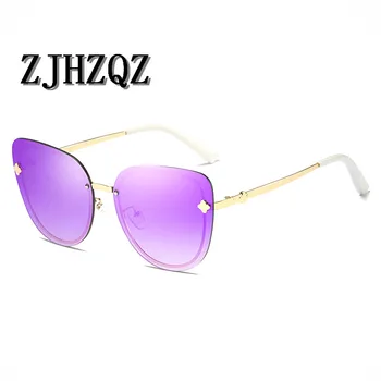 

ZJHZQZ Oversized Men Women Sunglasses Goggles Brand Designer Eyewear Accessories Big Frame Butterfly Sun Glasses Oculos De Sol