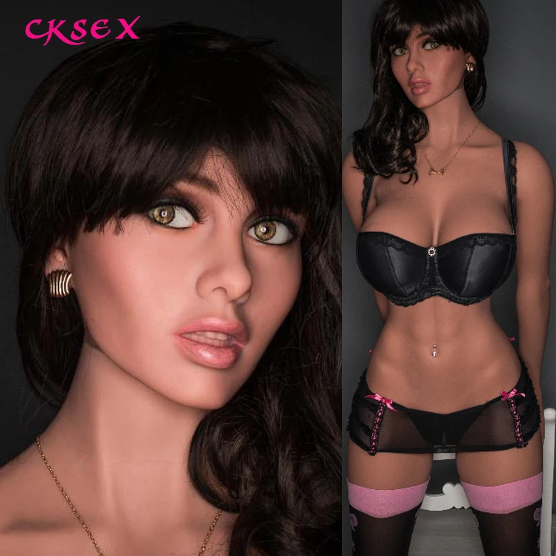 CKSex 170 см настоящие силиконовые секс куклы большие груди взрослые Вагина анус