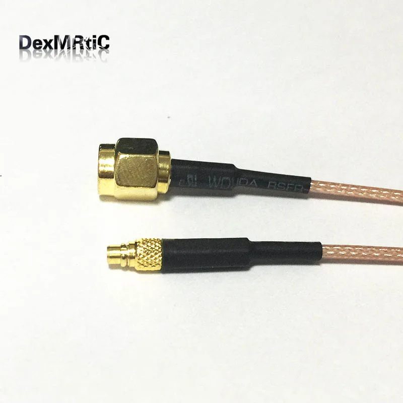 1 шт. SMA штекер MMCX Мужской прямой кабель Пигтейл адаптер RG178 15 см/30 см/50 см|adapter