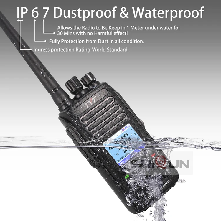 Горячая DMR TYT MD-390 DMR радио с gps водонепроницаемый IP67 рация MD 390 цифровой радио MD-UV390 двухдиапазонный VHF UHF DMR Baofeng