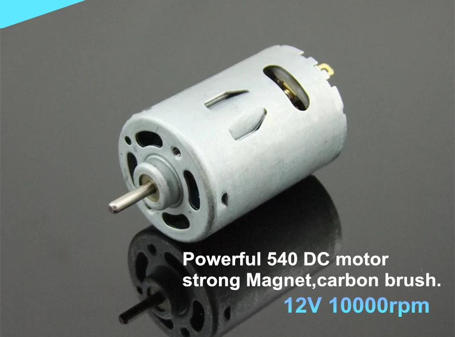 Powerful 540 DC motor,strong carbon brush,DIY electric drill,car