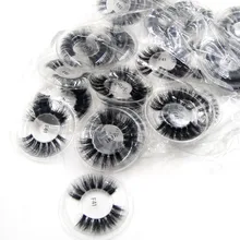 30 пар/упак. 3D ресницы серо-коричневого цвета с прозрачным круглая тарелочка не шкатулка ручной работы накладные ресницы норковые накладные макияж ресниц Набор