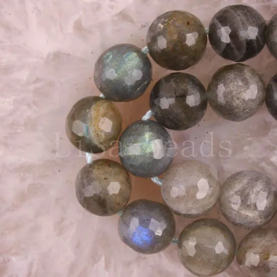 

Free Shipping New without tags Fashion Jewelry 10MM Natural Labradorite Moonstone Faceted Loose Beads Strand 15.5" RA165