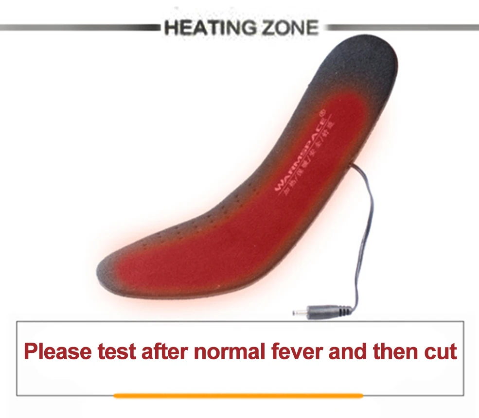  Unisex Rechargeable Heated Insoles 3.7V 2000mAh Feet Warming Insoles Thermal Electric Foot Warmer Heated Insoles Outdoor Sports