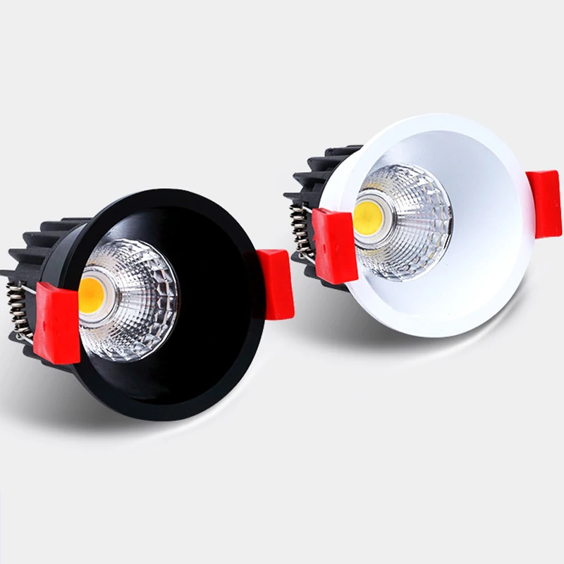 

Super Bright Recessed LED Downlight COB 5W 7W LED Spot Light LED Decoration Ceiling Lamp AC110V 220V