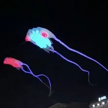 Большие воздушные змеи для взрослых Однолинейный воздушный змей Рипстоп нейлоновая ткань vliegers Летающий воздушный змей флюгер трилобитовый кайт мягкий pulpo windsock