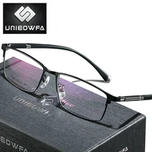 UNIEOWFA gafas graduadas para miopía para hombres gafas ópticas progresivas cuadradas Retro gafas fotocromáticas gafas de hipermetropía
