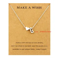 Оригинальное сердце, персонализированное ожерелье-ошейник с буквами, женская серебряная цепочка, подвеска в виде сердца, ожерелье с именем s, чокер, ювелирное изделие, Прямая поставка