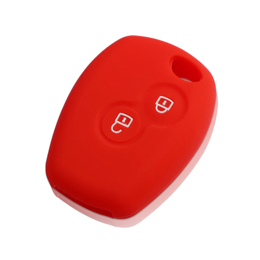 

Silicone Car Key Case For Renault 2 button Clio Scenic Megane Duster Sandero Captur Twingo Modus Remote Control Cover