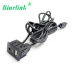 Biurlink Universal 1.5M Flush Mount Cable Autos 3.5mm USB AUX Male Jack Modified Socket for Volkswagen Toyota BMW Peugeot ► Photo 1/6