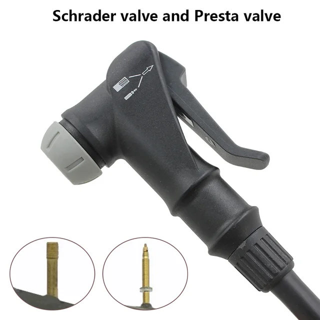 Bicycle Pump Nozzle Hose Adapter Double Head Pumping Parts Accessories