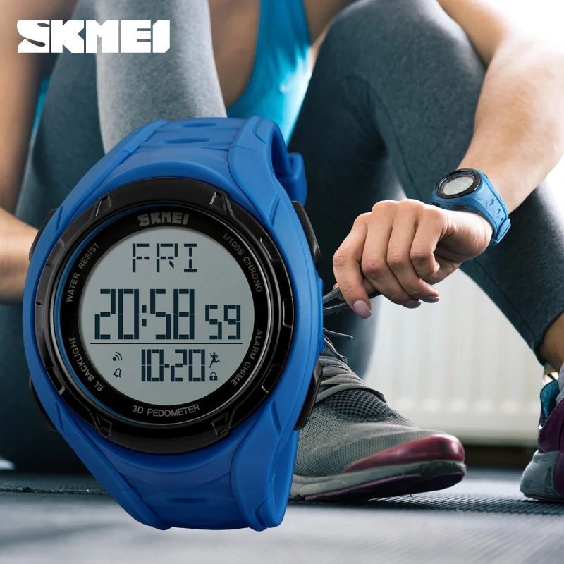 

zk20 Pedometer Calories Men's Digital Watch Sports Multifunction Water Shock Proof Clock Hours Fashion Electronic Watches 1315