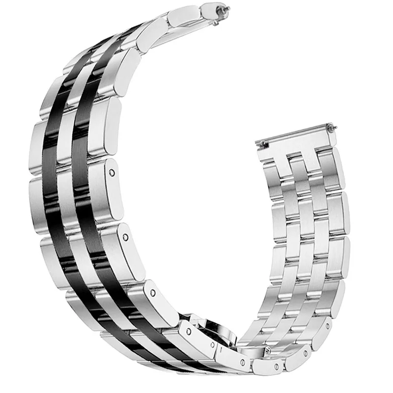 22 мм ремешок для samsung Galaxy Watch 46 мм/gear S3 полосы из нержавеющей стали металлическая пряжка бабочка ремешок для gear S3 Frontier/классический