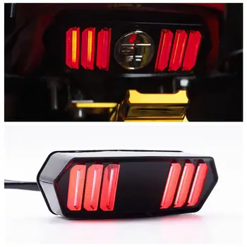 

Cafe Racer Lightings Motorcycle Rear Brake LED Tail Light Turn Signals Running Brake Stop Indicators Lamp for Honda MSX125