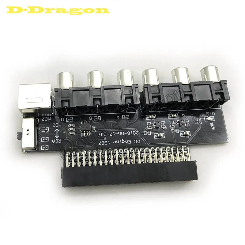 

2 PCS of NEC PCE PC engine TV AC RGBS conveter Free Shipping for retro arcade game playing