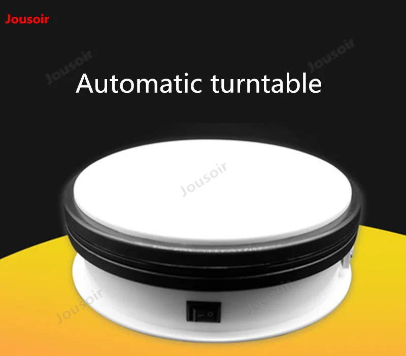 White 15cm 45cm LED Photo 360 Degree Electric Rotating Turntable Display Stand for Photography Jewelry Watch CD50 T03 Y | Электроника