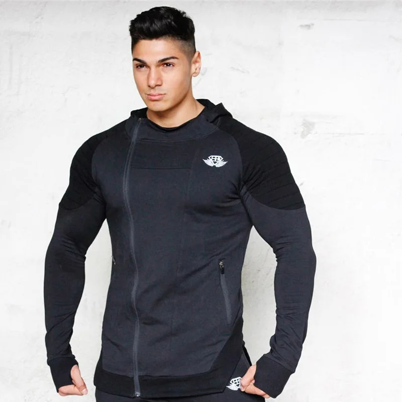 Men outdoor Running Jacket Jogging Sports Sportswear Training Fitness ...