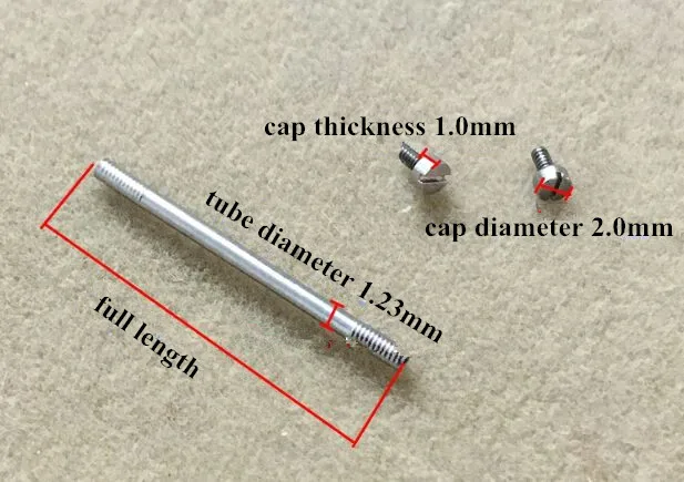1 шт 1,23 мм диаметр Нержавеющая сталь плоская трубка для ремонта часов выберите размер от 8 мм до 28 мм