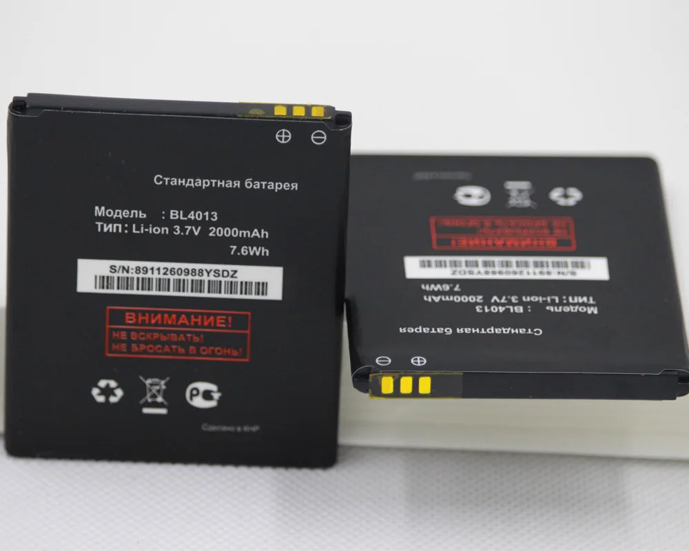 10 шт./лот BL4013 аккумулятор для мобильного телефона FLY IQ441 BL 4013 2000 мАч перезаряжаемая
