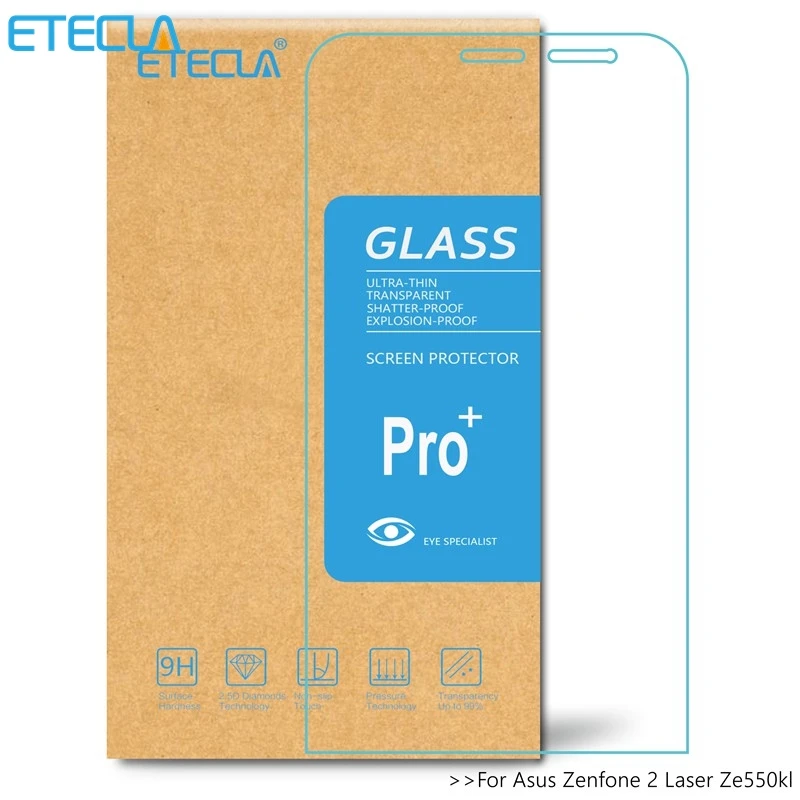 For Asus Zenfone 2 Laser Ze550kl Tempered Glass Zenfone2 Lazer Ze550kg Screen Protector 2.5D 9H | Мобильные телефоны и