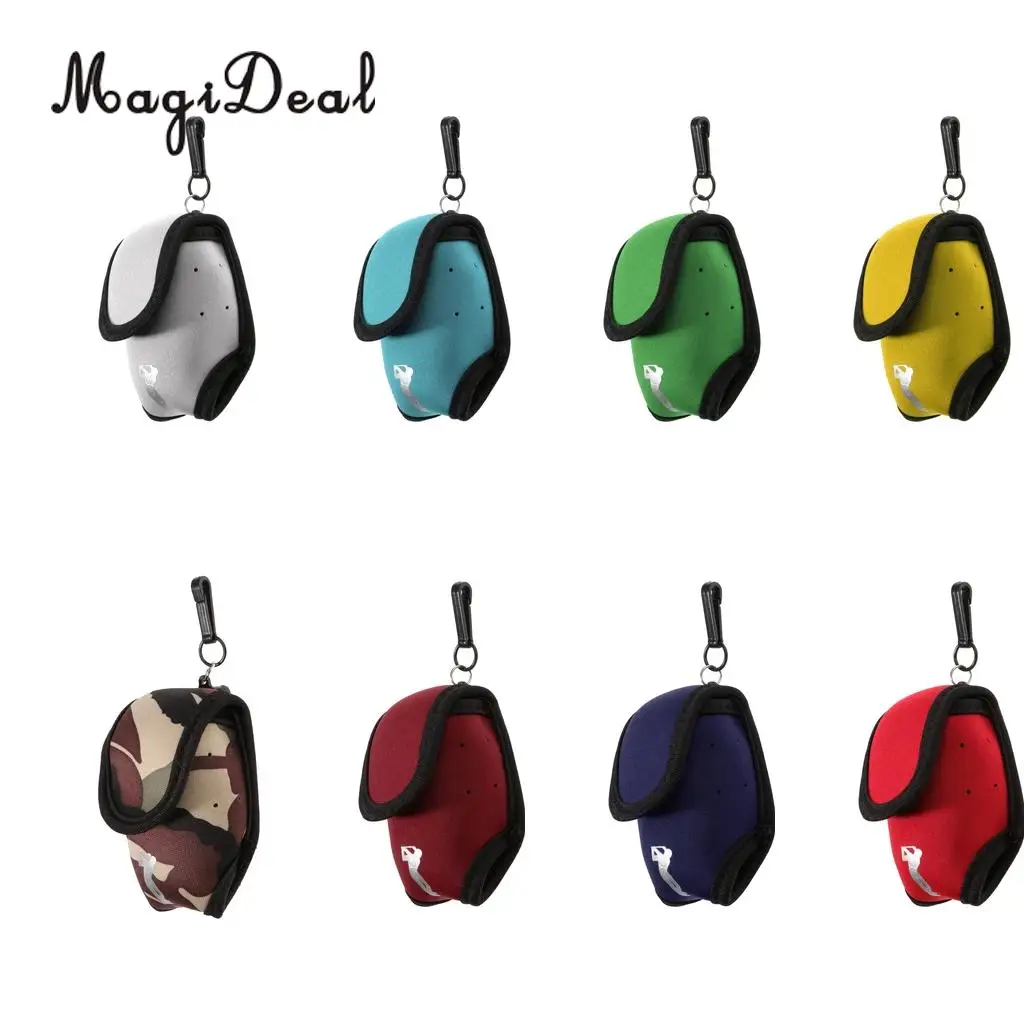 MagiDeal Mini Golf Ball Bag Golf Tees Holder Pouch Belt Clip for