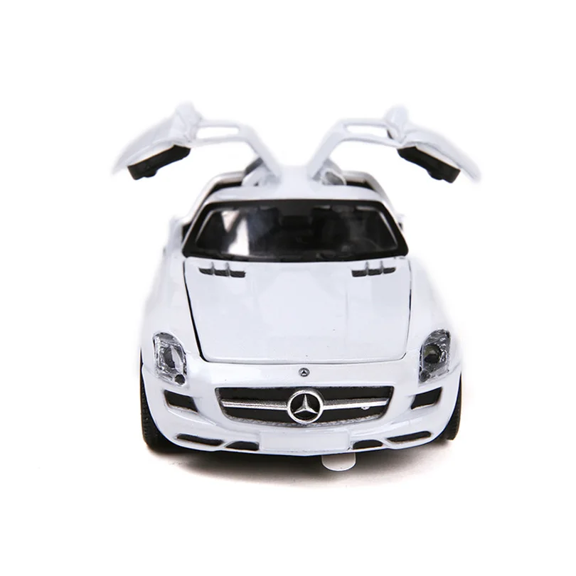 

1:32 SLS Super car Simulation Toy Car Model Alloy Pull Back Children Toys Genuine License Collection Gift Off-Road Vehicle Kids