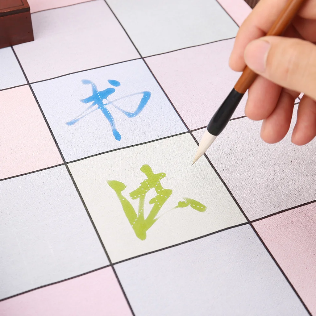 Многоразовый волшебный рисование на ткани для письма воды Набор для рисования кисти китайские занятия каллиграфией обучение маленьких детей#326