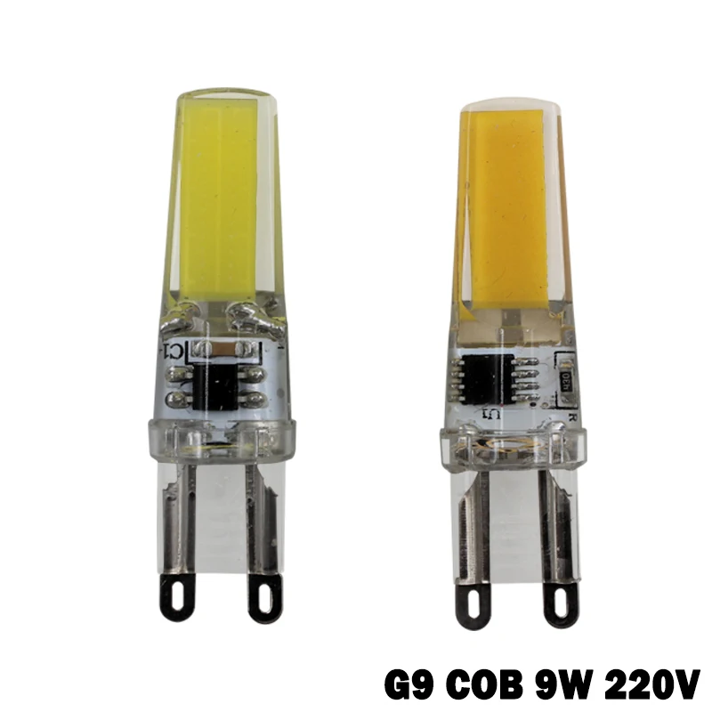 G4 G9 LED COB bombilla 9 W Bombillas LED Sillcone luces 220 V para la alta calidad decoración iluminación del hogar G4 G9 LED COB bombilla 9 W Bombillas LED Sillcone luces 220 V para la alta calidad decoración iluminación del hogar