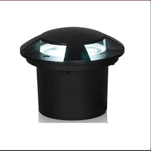 Светодио дный подземные лампы с бленда, 12 Вт световой барьер подземный свет, IP67 лестница света наружного освещения AC85-265V LUL-B-12W