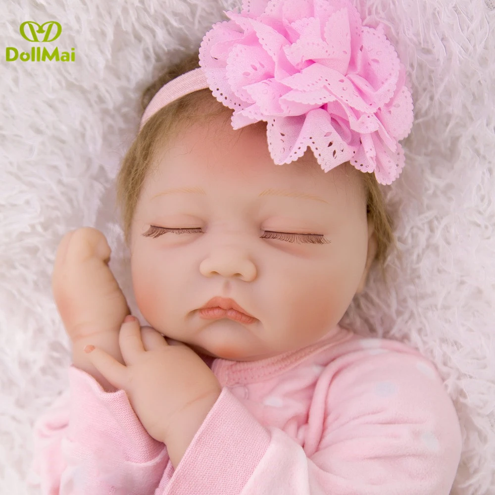 22 55cm Bebe Silicone Reborn Cotton Body Fake Newborn Baby Girl Dolls Bebe Gift Bonecas Reborn Brinquedo Menina Dolls Aliexpress