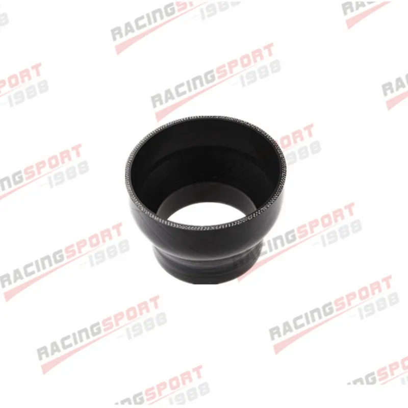 

3Ply 4" To 3.5" Inch Straight Reducer 76.2mm Silicone Hose Coupler Pipe Black