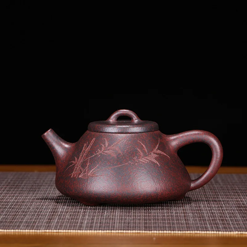 

Mud Firewood Burning Tea Set You Smelting Stone Drum Teapot Famous A Piece Of Sell Goods On A Commission Basis Generation Hair