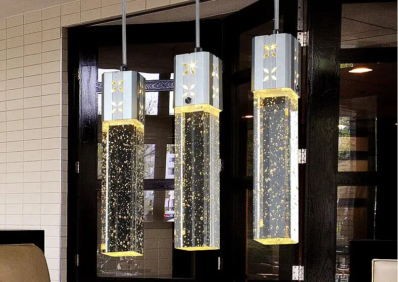 New-Modern-3-Head-LED-Lights-Bubble-Crystal-Column-Pendant-Lamp-Light-Lighting-Chandeliers-FG798