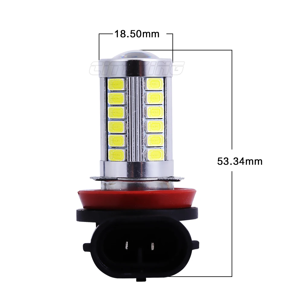 Светодиодный фонарь высокой мощности H11 1 шт. 30 Вт сверхяркий 5730 5630 33smd