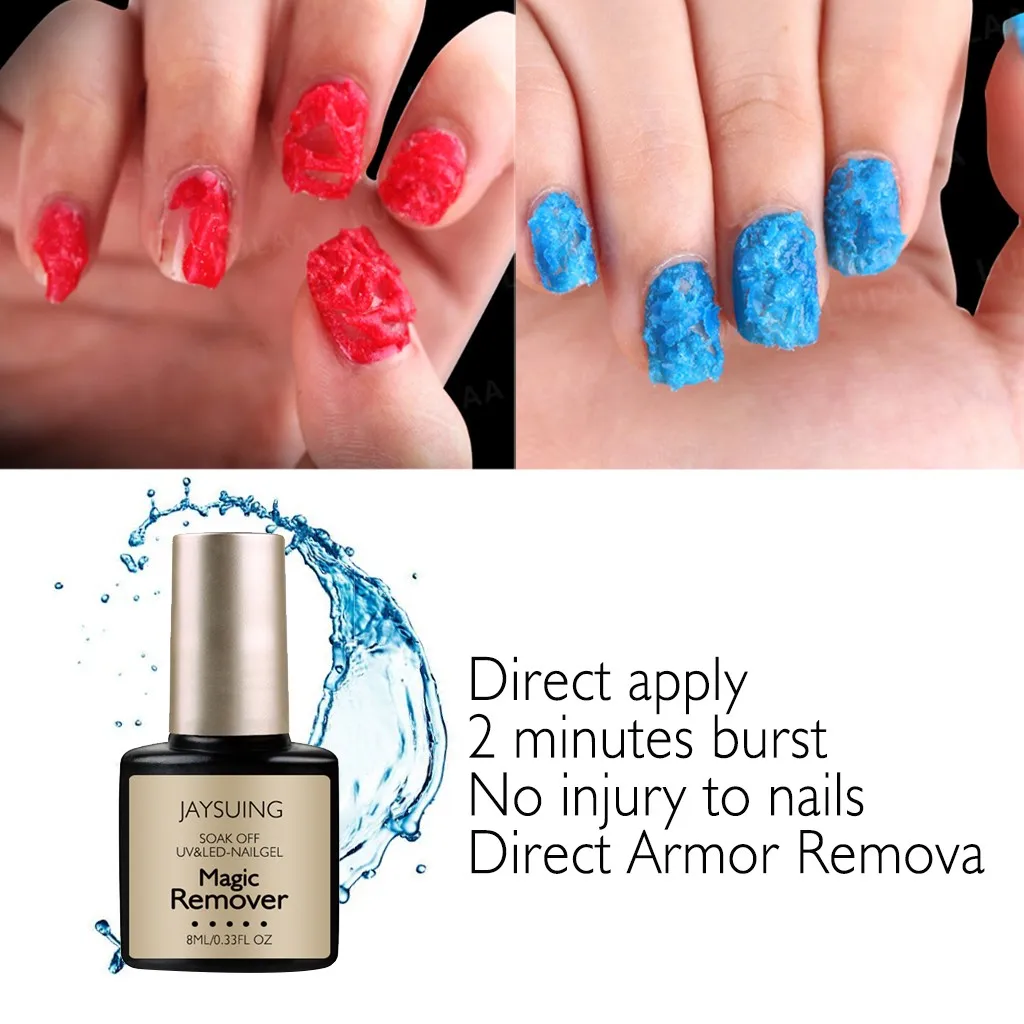 1 бутылка Гель-лак для ногтей Burst Magic Remover Гель-удалитель Magic Nail 8 мл удаляет Гель-лак легко быстро