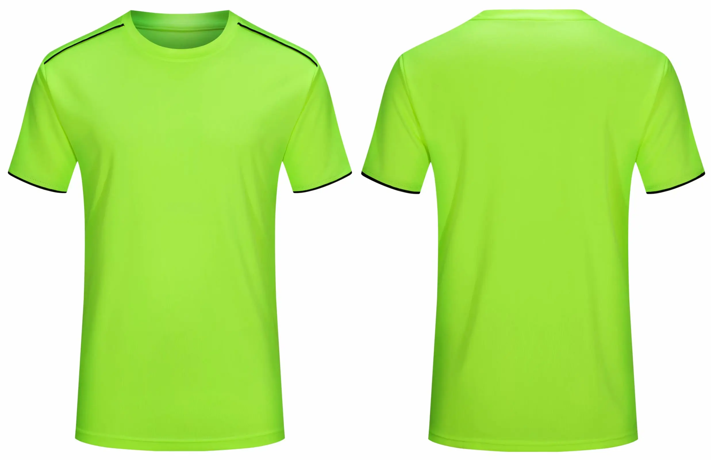 Мужская и женская футболка для футбола, Спортивная футболка, футболки для фитнеса, бега, быстросохнущая футболка, уличная спортивная одежда для тренировок, бега - Цвет: 8055 green