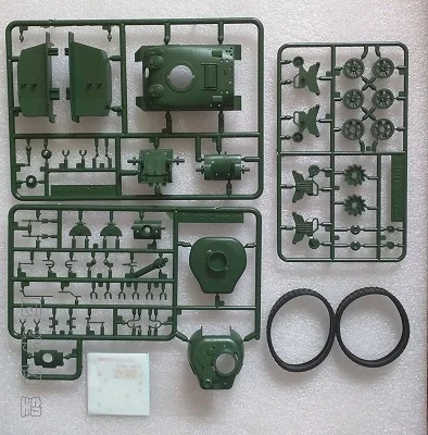 MENG WWT-002 США M4A1 Шерман Танк пластиковые модели наборы - Цвет: Белый