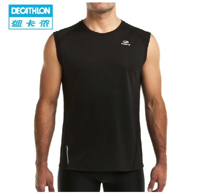 Free shipping DECATHLON Treadmill exercise vest male quick drying shirt