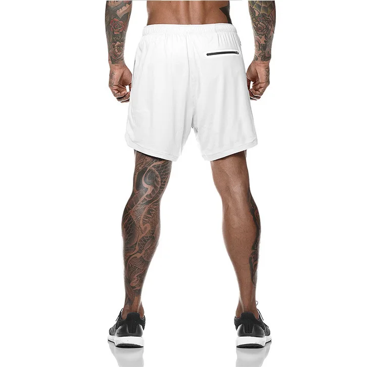 GITF быстросохнущие мужские спортивные шорты для бега спортивные тренировочные шорты для бега с более длинным вкладышем 7 цветов дышащий материал