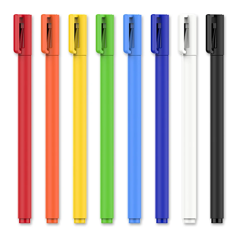 

200pcs/lot Plastic promotional pens for writing gift 0.5mm gel pens